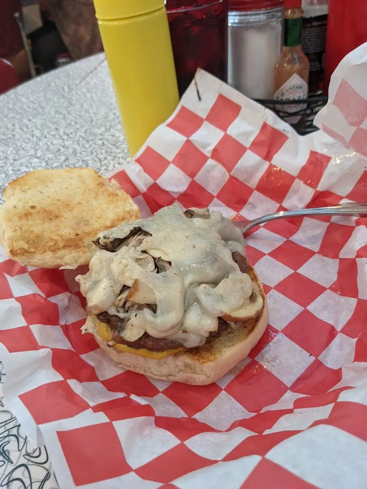 Mushroom Swiss Burger